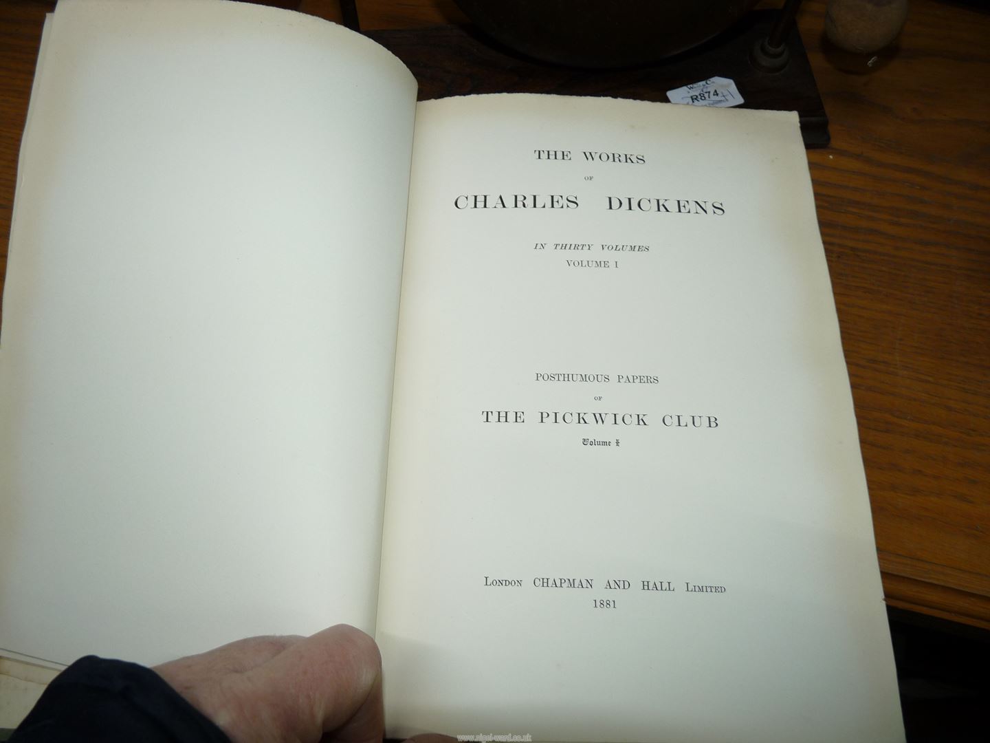 'The Works of Charles Dickens' a limited edition (47/1000) of 30 volumes printed by Chapman and - Image 3 of 6