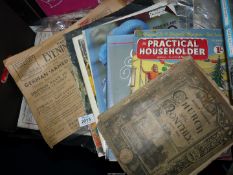 A quantity of newspapers and magazines including Evening Post, 1939, Practical Householder,1955,
