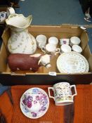 A quantity of china to include; 10 Royal Worcester 'Evesham' ramekins,