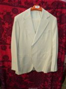 A Monet Ltd. Hong Kong cream two piece suit, 40" chest approx.