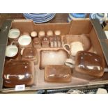 A quantity of Carlton ware 'Hovis' including; teapot, milk jug, sugar pot, 3 mugs, 5 egg cups,