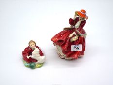 Two Royal Doulton figures to include; 'Top of The Hill' No. HN1834 and 'Home Again' No. HN2167.