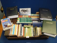 A box of aviation Manuals, etc.