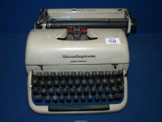A Remington Quiet-Riter typewriter.