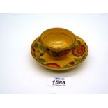 A rare and attractive yellow ground earthenware small cup and saucer, Welsh or English c.