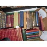 A quantity of books including George Meredith, The Plays of JM Barrie, Shakespeare,