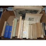A quantity of books in French to include "Les Vies des Dames", "Le Consulat et l'Empire",