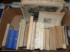 A quantity of books in French to include "Les Vies des Dames", "Le Consulat et l'Empire",