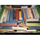 A box of hardback Books to including Actions and Reactions by Rudyard Kipling,