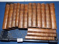 Fifteen volumes of "The Plays and Poems of William Shakespeare" printed by John Exshaw,