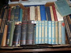 A quantity of books including "The Story of My Life" by Augustus JC Hare, in three volumes,
