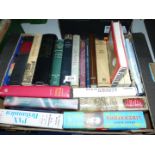 A box of books including vols 1 & 2 Personal Narrative of a Pilgrimage to Al-Madinah and Meccab by