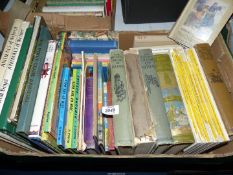 A box of books "The Wonder book of Soldiers", "Pilgrim's Progress" for children,