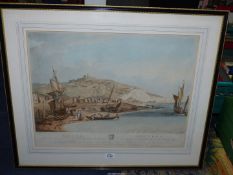 A framed and mounted coloured Engraving under the direction of Edward Orme from the drawing by J.T.