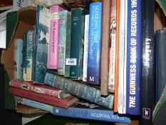 A box of books to include "The Duchess of Devonshire's Ball" by Sophia Murphy,