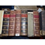 A quantity of volumes of Punch, leather bound dating from 1905 onwards, some a/f.