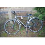 A Gents Emmelle Bicycle, 10 speed, dark grey.