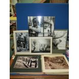 A large portfolio of black and white photographs (6).