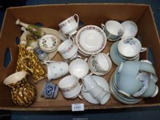 A quantity of china including Royal Worcester ''Woodland'' part Teaset,