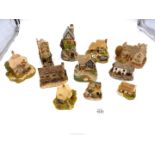 A quantity of Lilliput lane houses including Moreton Manor, Brecon Bach,