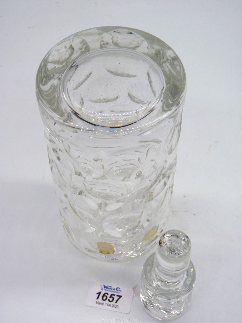 A Wedgwood whisky/gin glass decanter. - Image 2 of 2