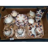 A quantity of part teasets in similar patterns to include Dawlish Anchor china and Arklow china;