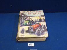 A book, The Champion Book for Boys 1936, publishers Dean & Son, London.
