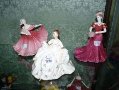 Two Royal Doulton figures 'My Love' (a/f.