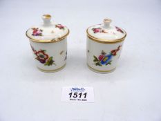 A pair of late 18th century Paris La Courtille (Dhil and Guerard) toilet pots,