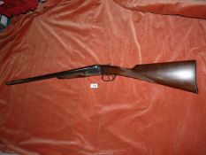 A 12 bore side by side double barrel Parker Hale Shotgun, serial no.