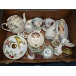 A quantity of china including Royal Worcester Evesham tureen,