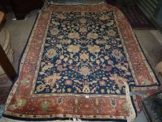 A Turkish pattern wool rug, 5'9'' x 7'11''.