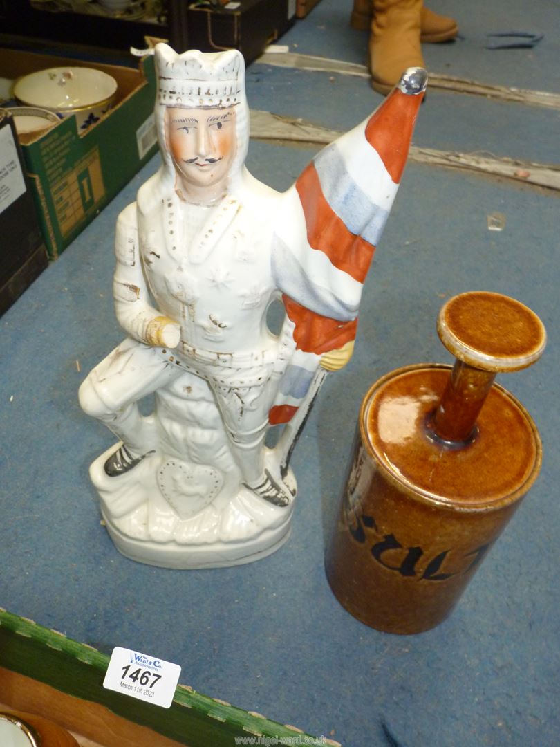 A quantity of china including Guernsey pottery Sultanas jar, Royal commemorative beakers, - Image 2 of 2