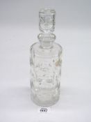 A Wedgwood whisky/gin glass decanter.