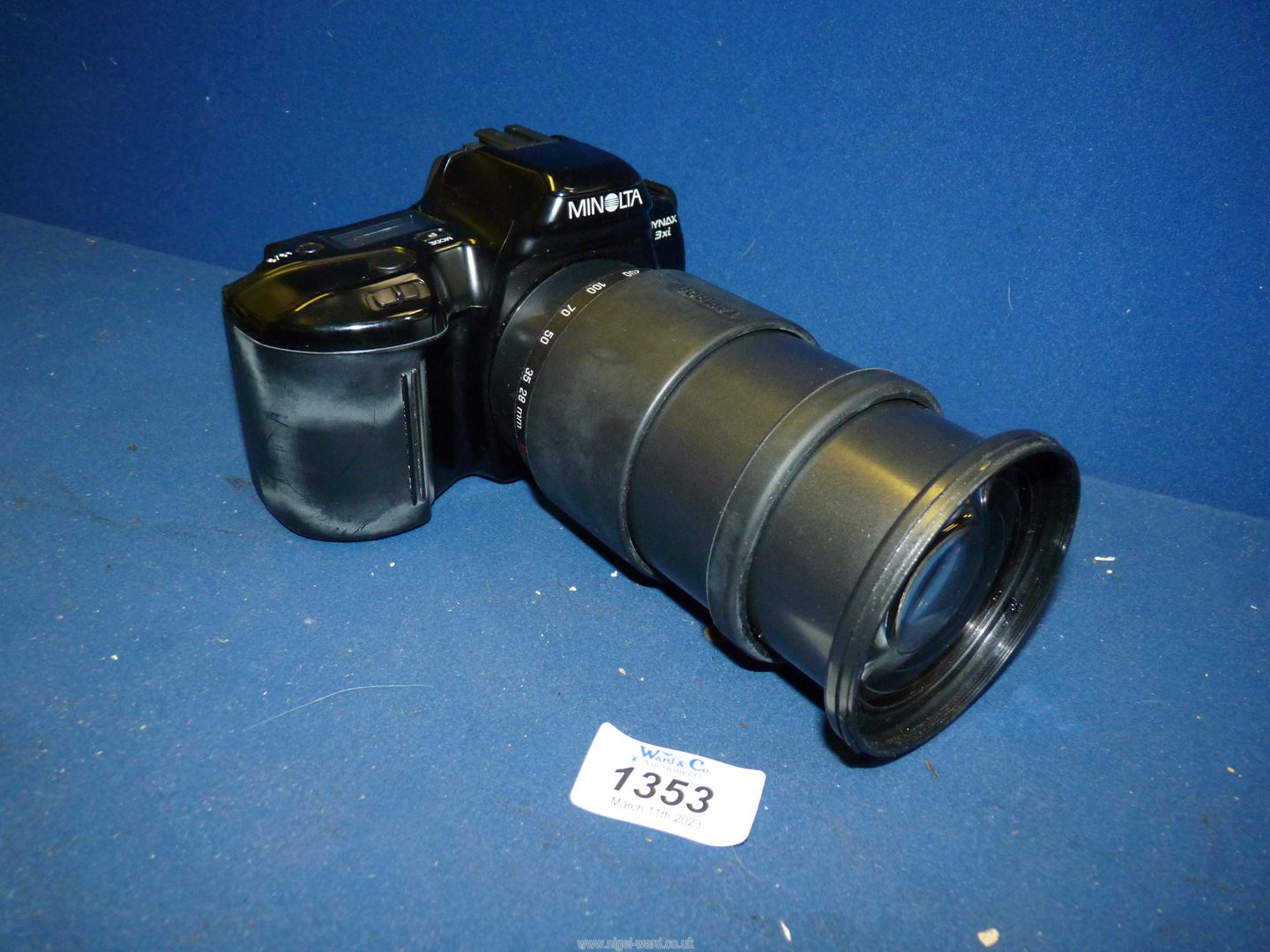 A Minolta Dynax 3xi autofocus 35mm SLR Camera with a Tamron AF 28-200mm f/3.8-5. - Image 3 of 3