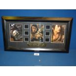 A limited Edition framed "Lord of The Rings Trilogy Series 3" original film cells, 20'' x 11''.