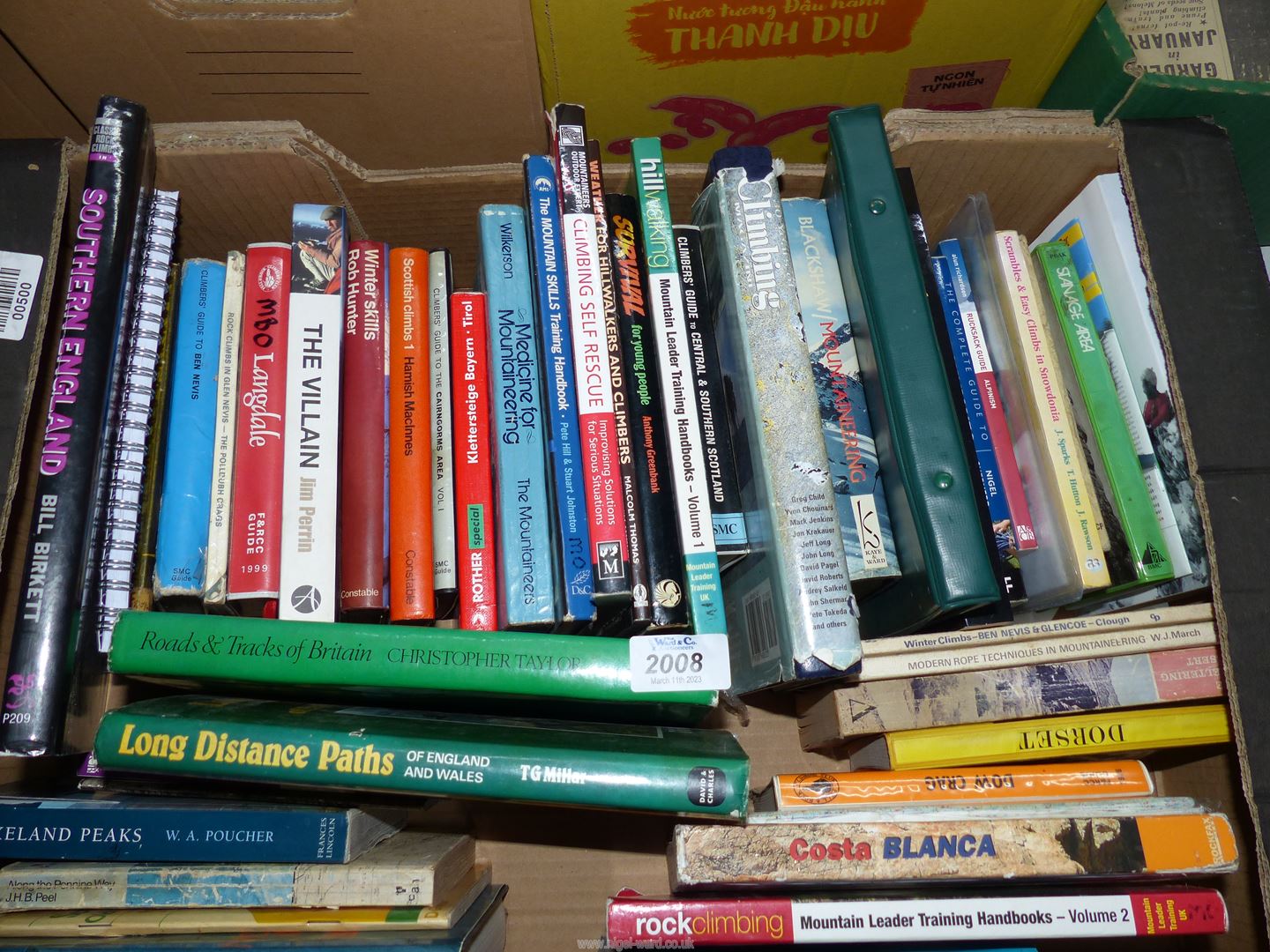 A quantity of books to include Mountaineering and Travel books.