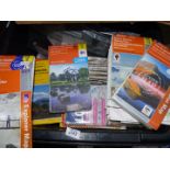 A large quantity of Ordnance Survey maps to include English Lakes, Brecon Beacons, Snowdonia, etc.