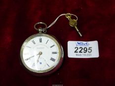A Silver cased (Birmingham) pocket Watch "The Express English Lever" by J.G.