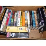 Two boxes of Military books to include Chris Ryan, Band of Brothers, Master's of The Battlefields,