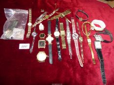 A quantity of miscellaneous wristwatches mostly ladies including Sekonda, Accurist, etc.