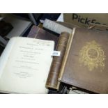 A small quantity of books to include Pictorial Geography of The Holy Land, The Leisure Hour 1860,