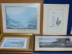 Four framed Prints to include "The Long and Short of it",