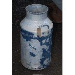 Aluminium milk churn (no lid).