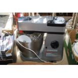 Kenwood Chef Major KM250 Mixer with dough hook and whisk.