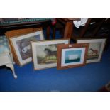 Quantity of prints incl. Emma Baker sheep and other various horse prints.