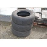 Three tyres for 4 x 4 vehicles 245/65 R14.