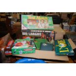 Test Match Cricket game, Football league game, Subbuteo game etc.