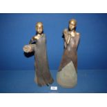 Two limited Edition Soul Journeys Massai figures,