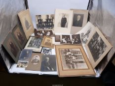 A small quantity of photographs to include a framed Presentation to Major General T.W.